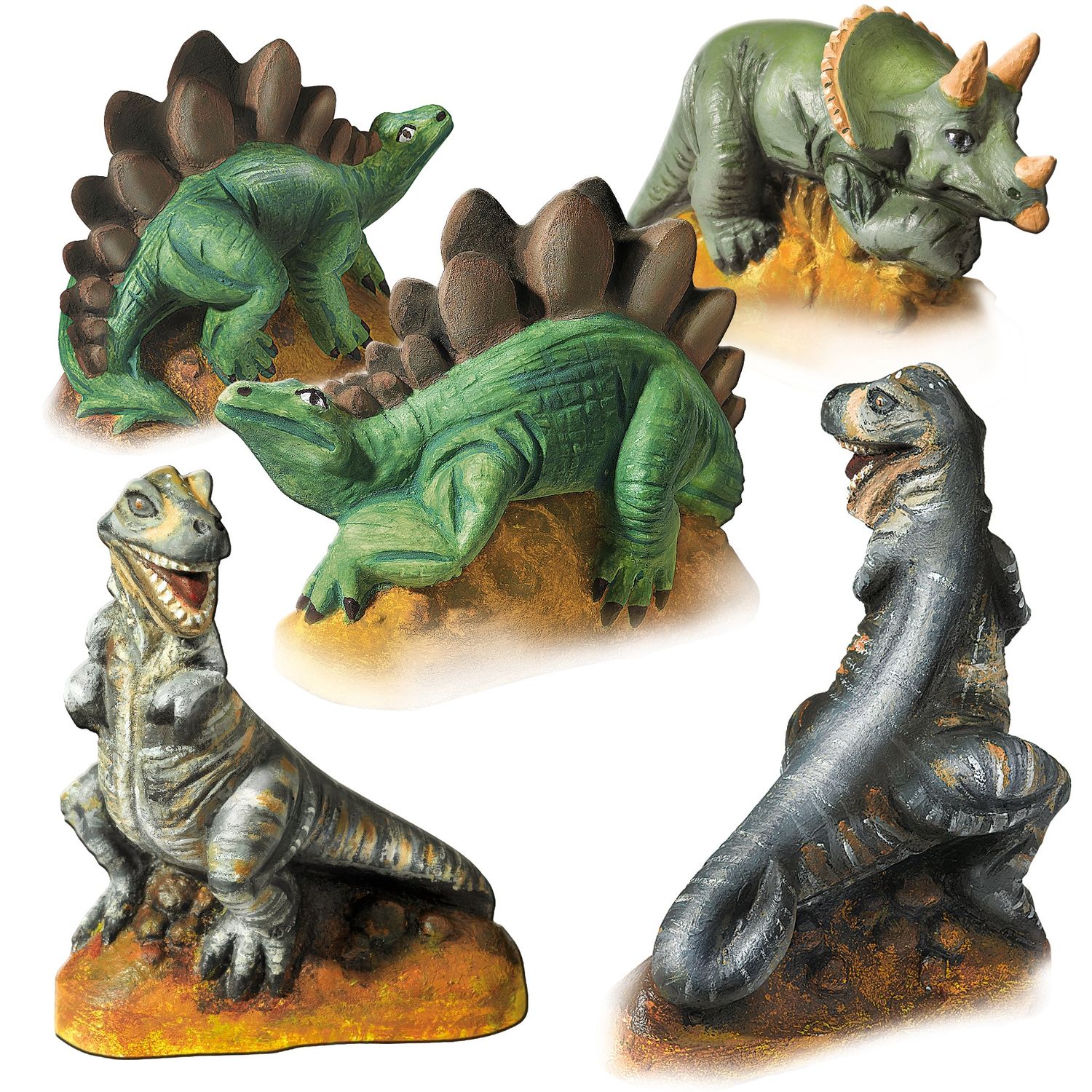 Moulage et peinture - Dinosaures