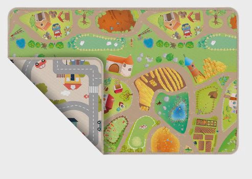 Tapis HOK réversible Ville/ferme doux