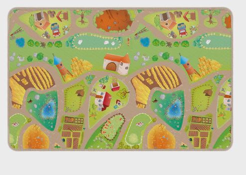 Tapis HOK réversible Ville/ferme doux