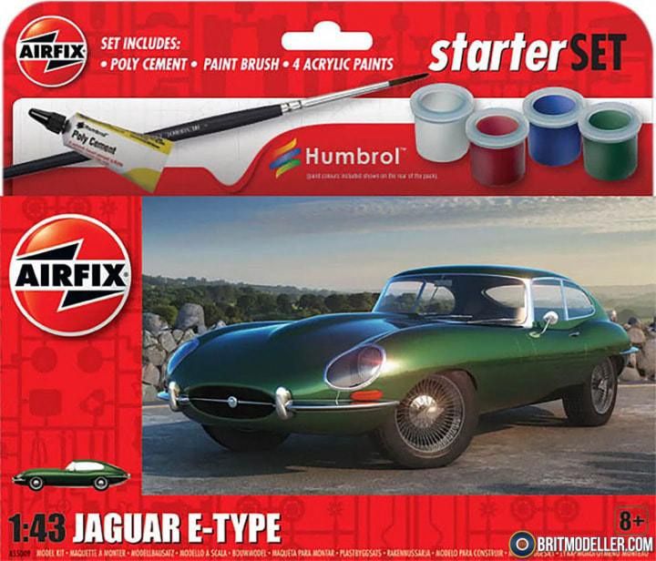 Jaguar E-Type 1:43 Ensemble Cadeau