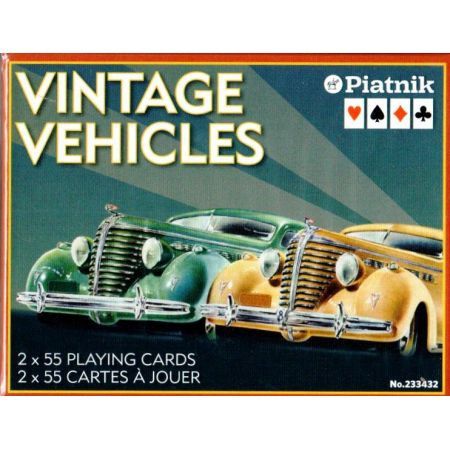 Cartes de Jeu Double / Véhicules Vintage