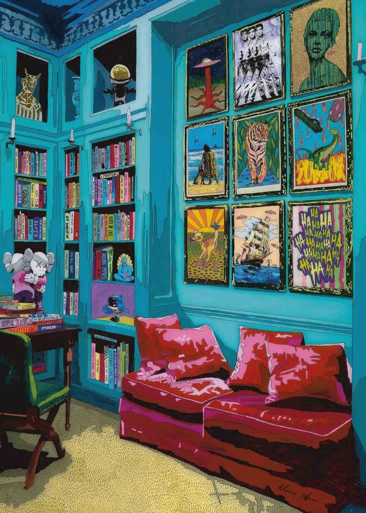 C.T. - HEYE / Room with Red Sofa (1000 mcx)