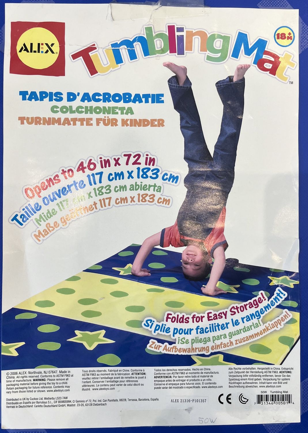 Tapis d&#39;acrobatie