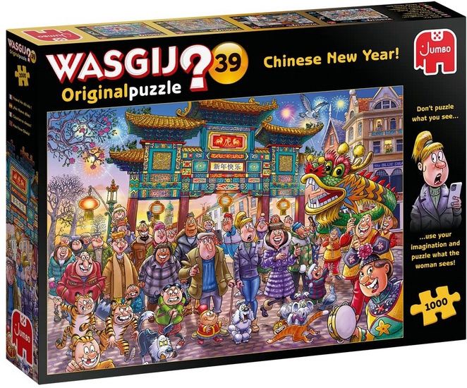 C.T. - Wasgij Original #39 / Nouvel An Chinois (1000 mcx)