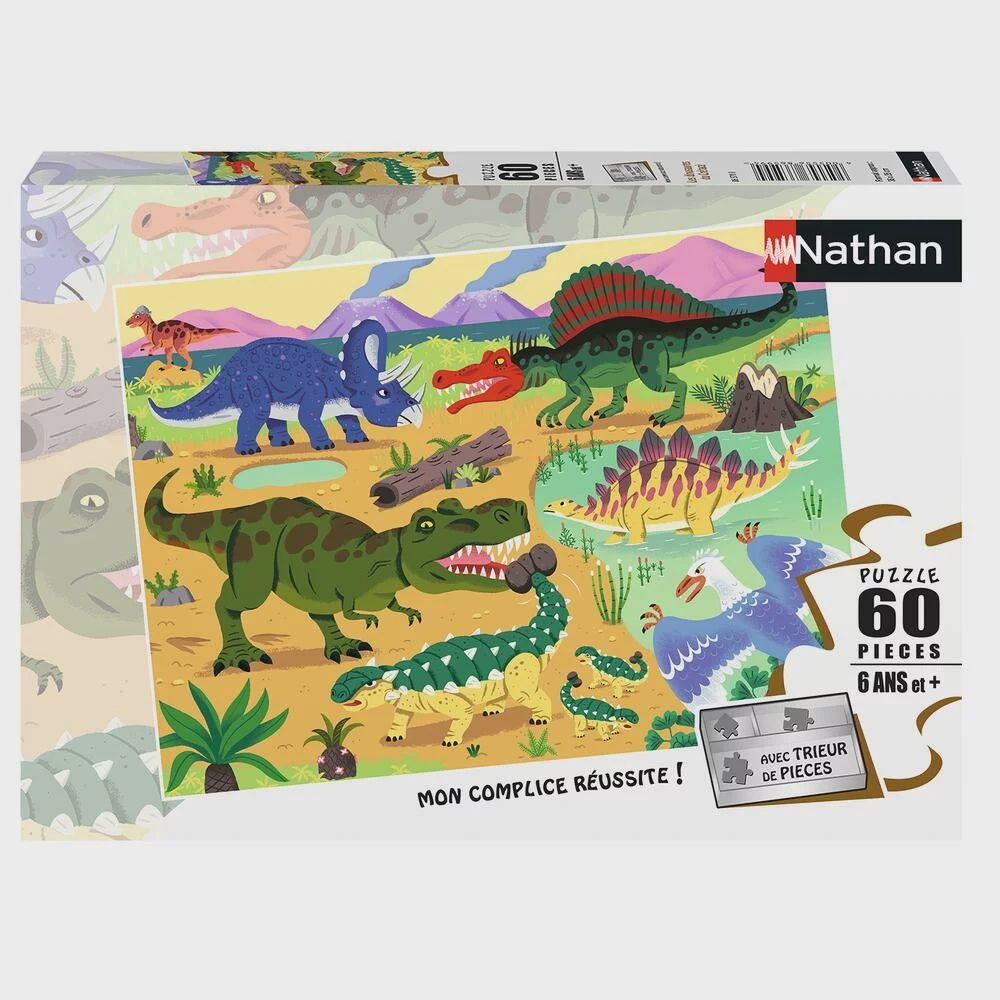 C.T. - Nathan / Les dinosaures de Crétacé (60 mcx)