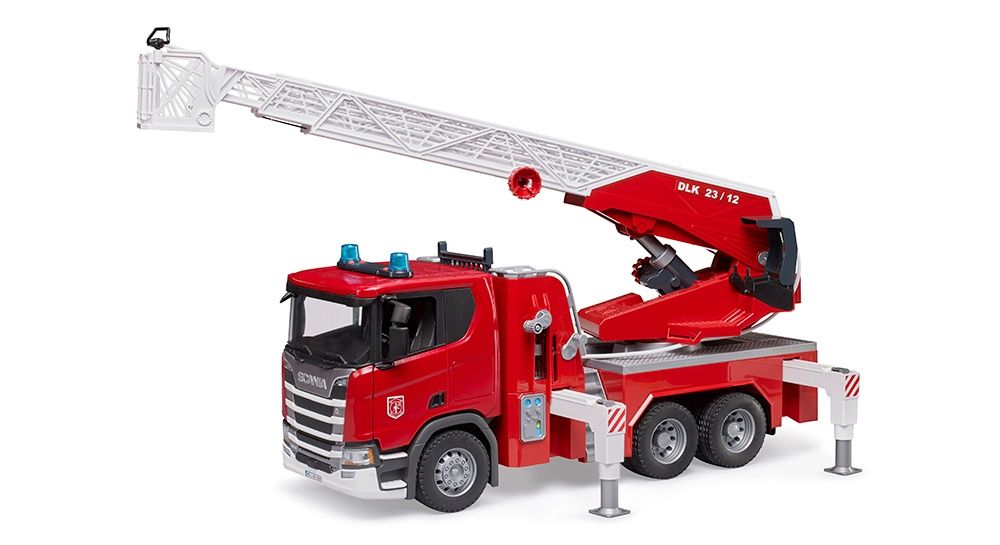 Scania Série R camion de pompier avec pompe à eau sons et lumièresnd L&amp;S repl 03590