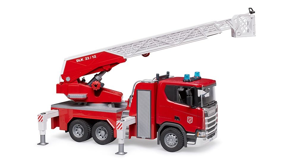 Scania Série R camion de pompier avec pompe à eau sons et lumièresnd L&amp;S repl 03590