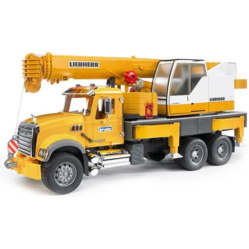 MACK Granite avec grue Liebherr