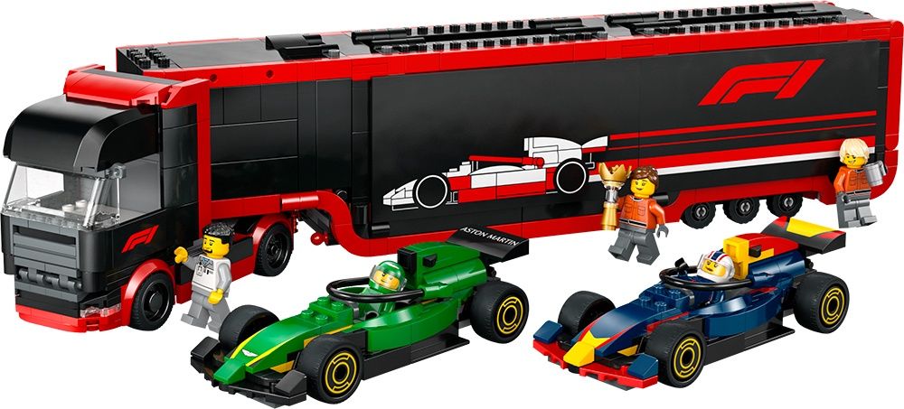 60445 / Camion de F1 avec voitures de F1 RB20 et AMR24