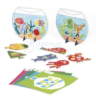 Aquarium de gommettes