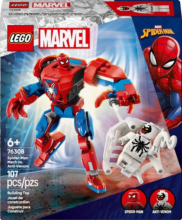 76308 / Marvel - Le robot de Spider-Man contre Anti-Venom