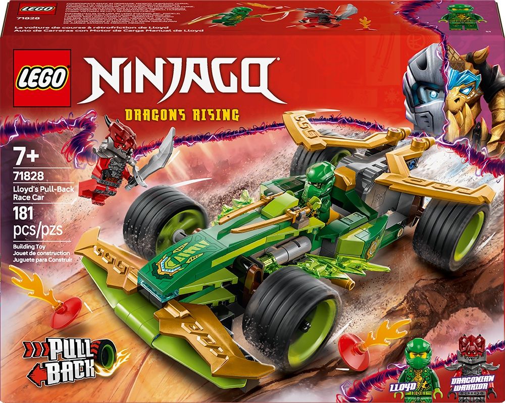 71828 / Ninjago - La voiture de course à rétrofriction de Lloyd