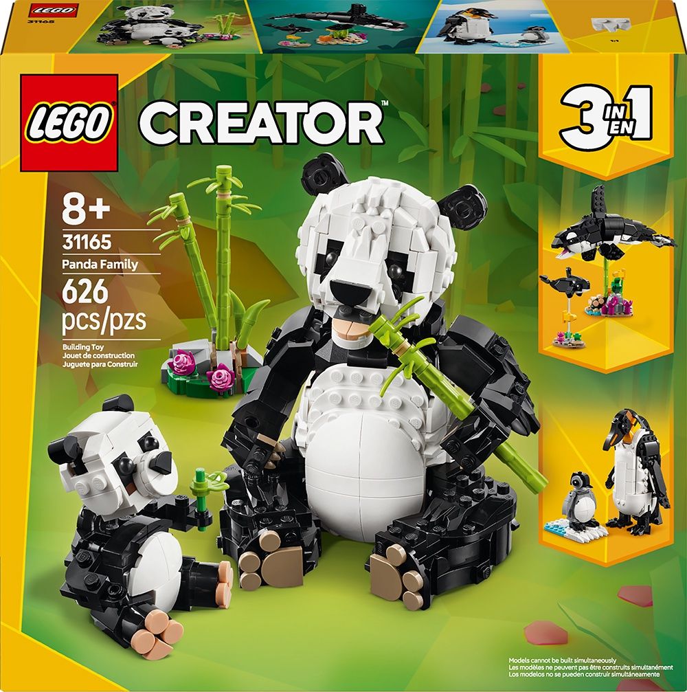 31165 / Creator - Animaux sauvages : la famille de pandas