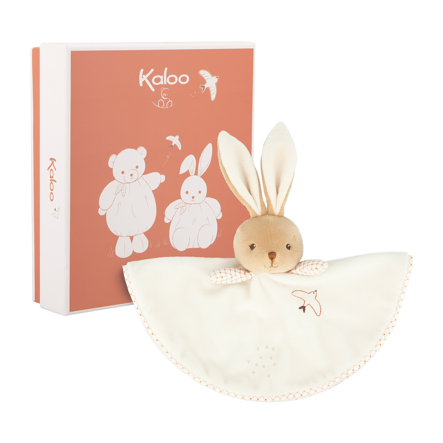 Intemporel / Doudou lapin ronde - Crème