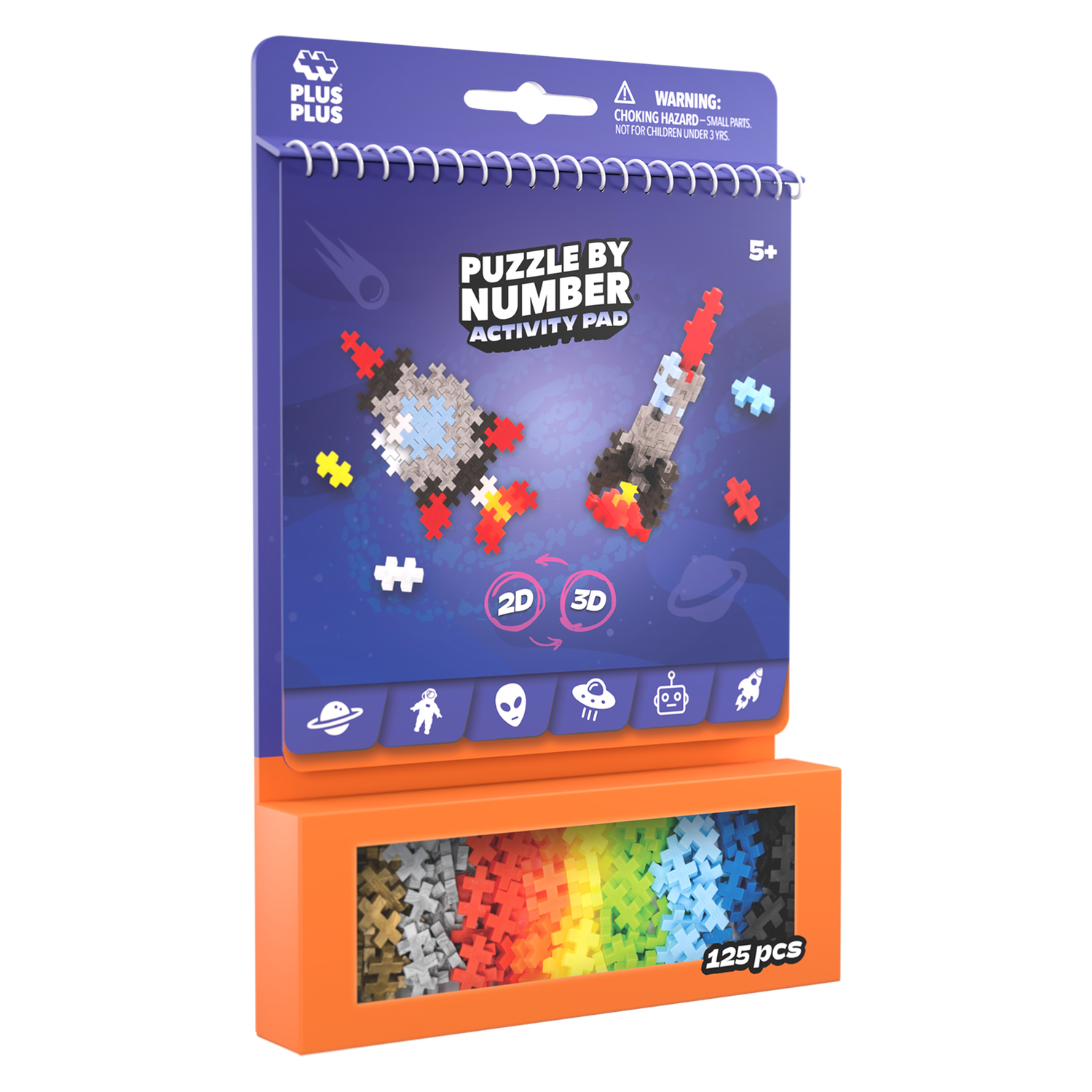 C.T. par numéros - Carnet d&#39;activités / Espace (125 pcs)