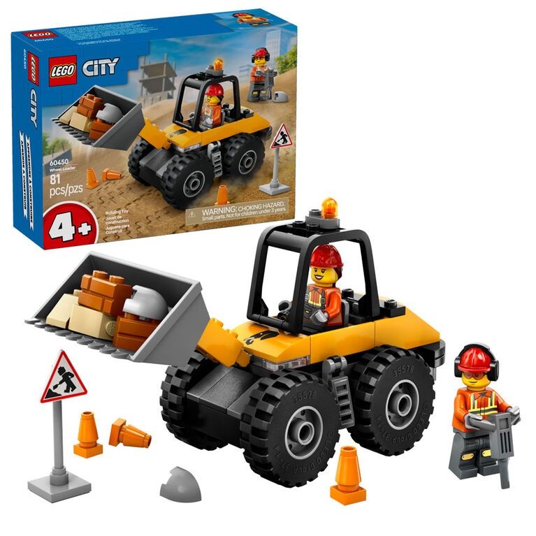 60450 / City - La chargeuse de chantier jaune