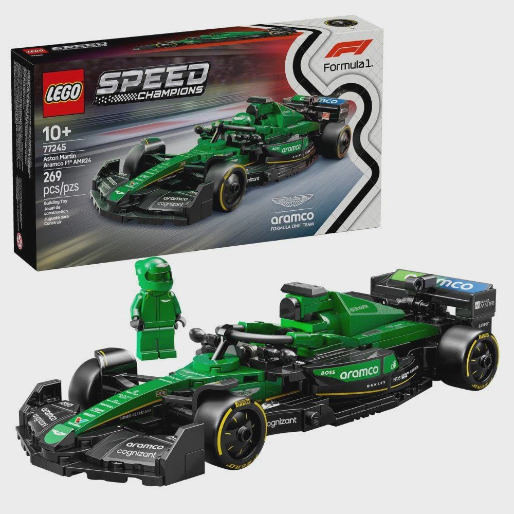 Voiture de course Aston Martin Aramco F1® AMR24