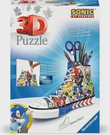 C.T. 3D - Boite a crayons Sonic (112 mcx)