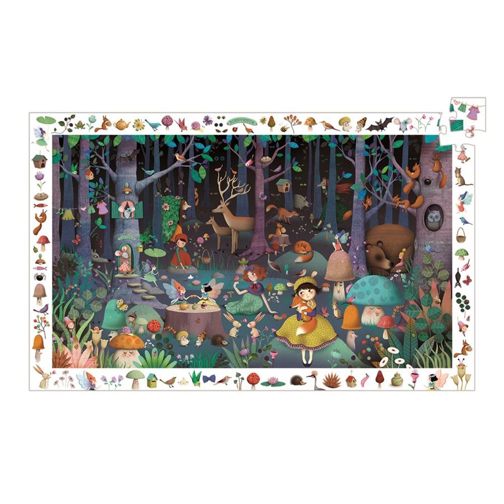 Puzzle Observation / Forêt Enchantée / 100 Pcs