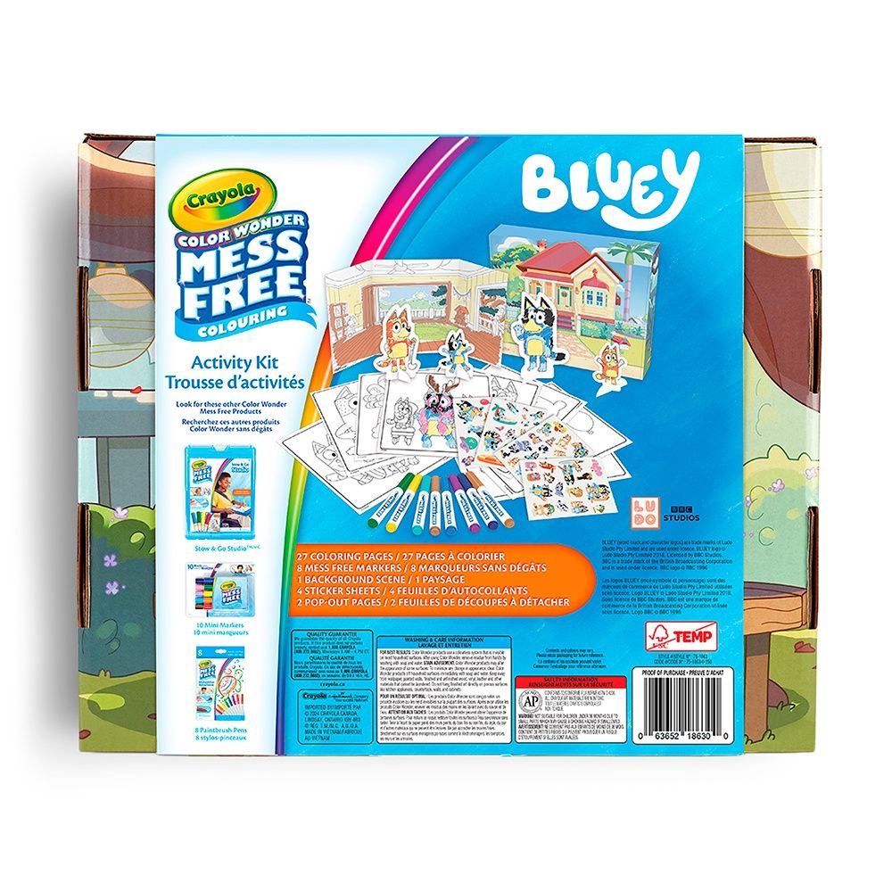 Bluey / Colour Wonder Mess Free coloriage