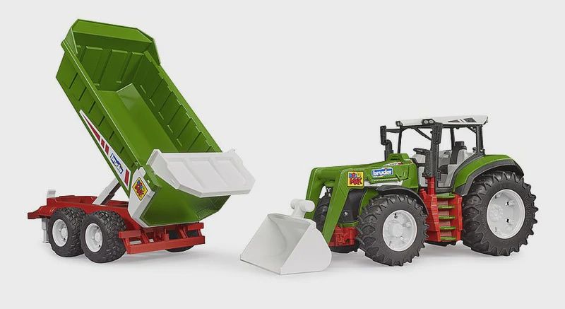 ROADMAX Tracteur avec pelle et remorque