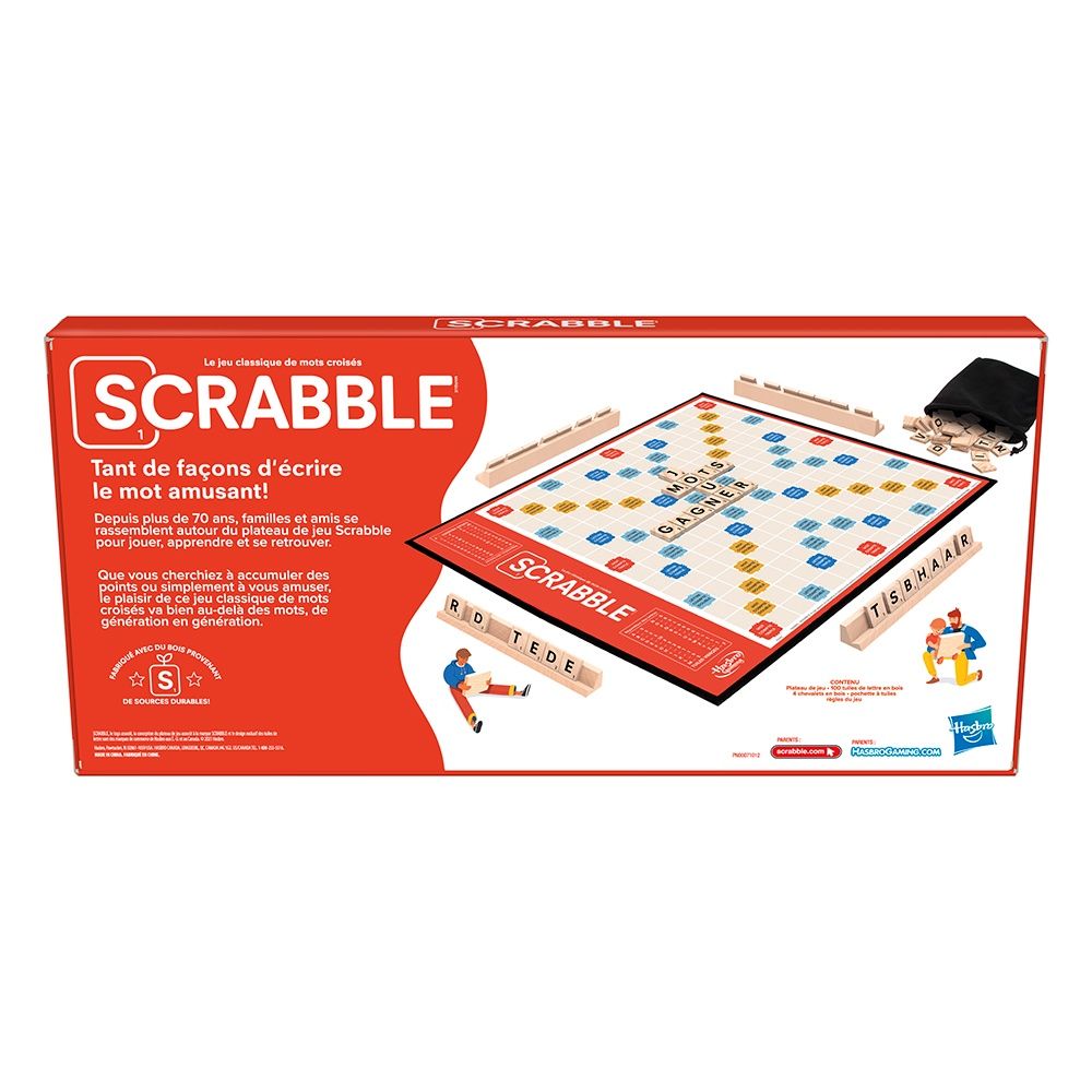 Jeu Scrabble classique Refresh FR