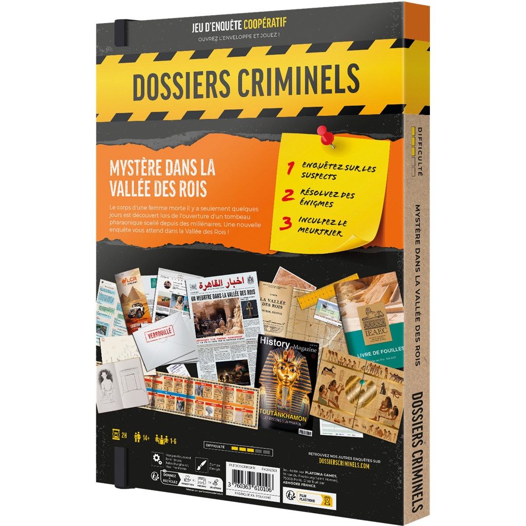 Dossiers Criminels : Mystère dans la Vallée des Rois