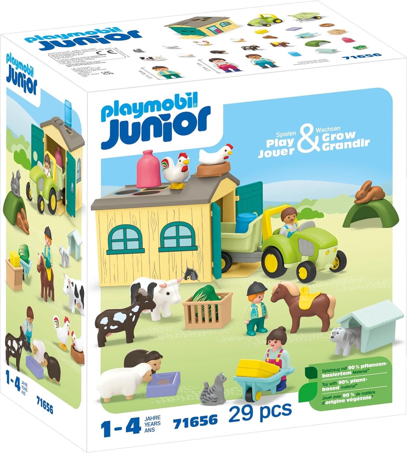 71656 / Ferme avec tracteur et animaux