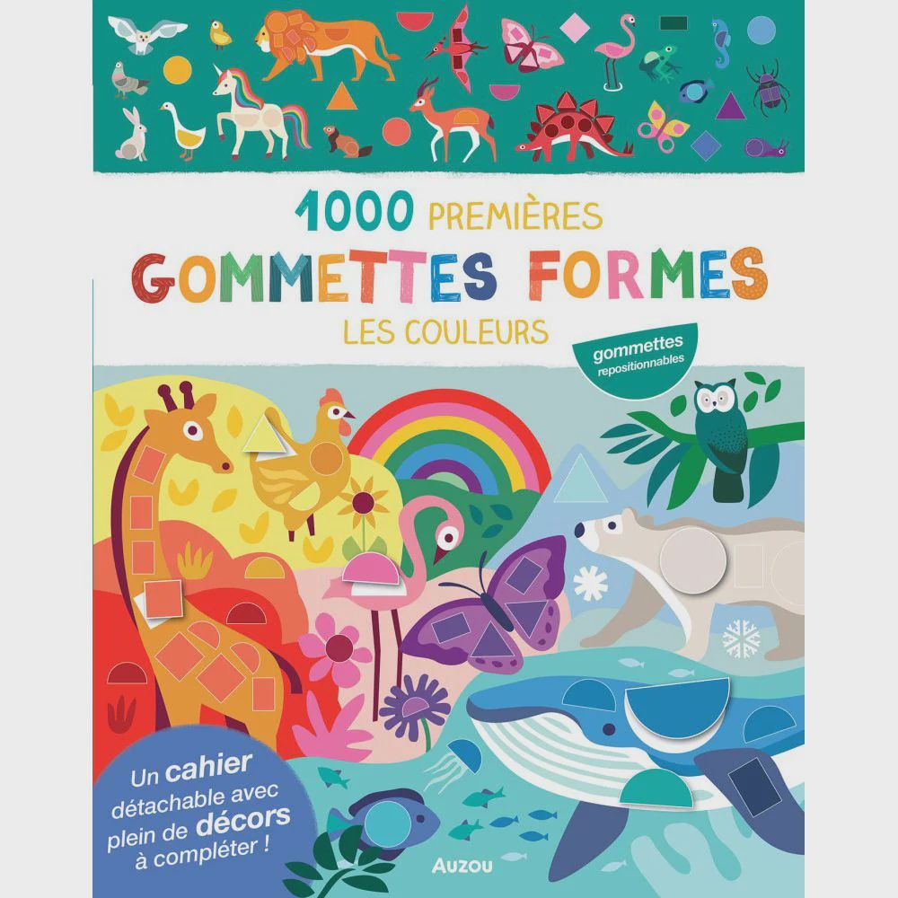 1000 premières gommettes formes / Les couleurs