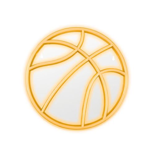 Enseigne murale néon LED / Ballon basketball