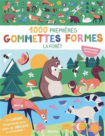 1000 premières gommettes forme / La forêt