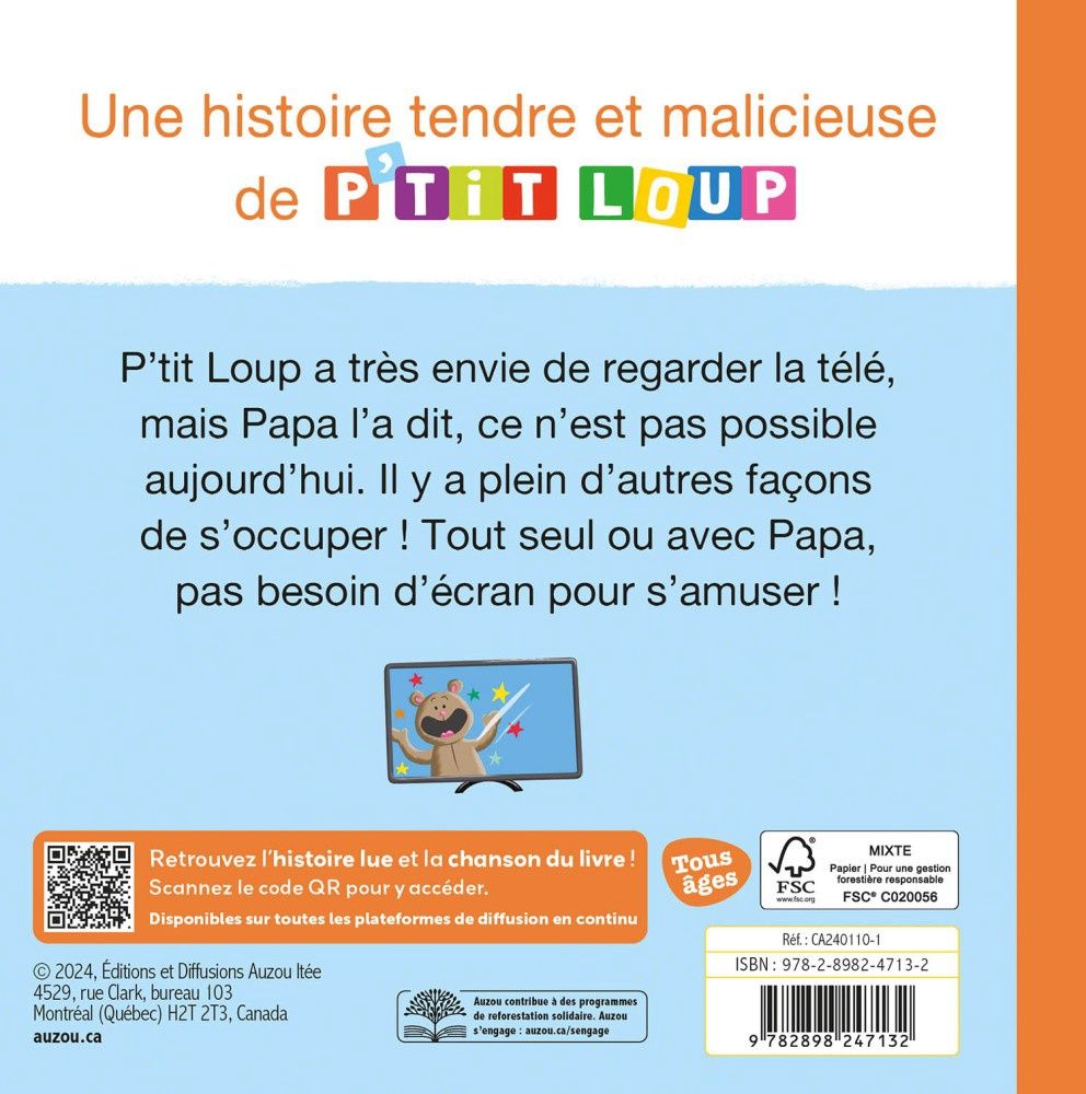 P&#39;tit Loup / Passe une journée sans écran