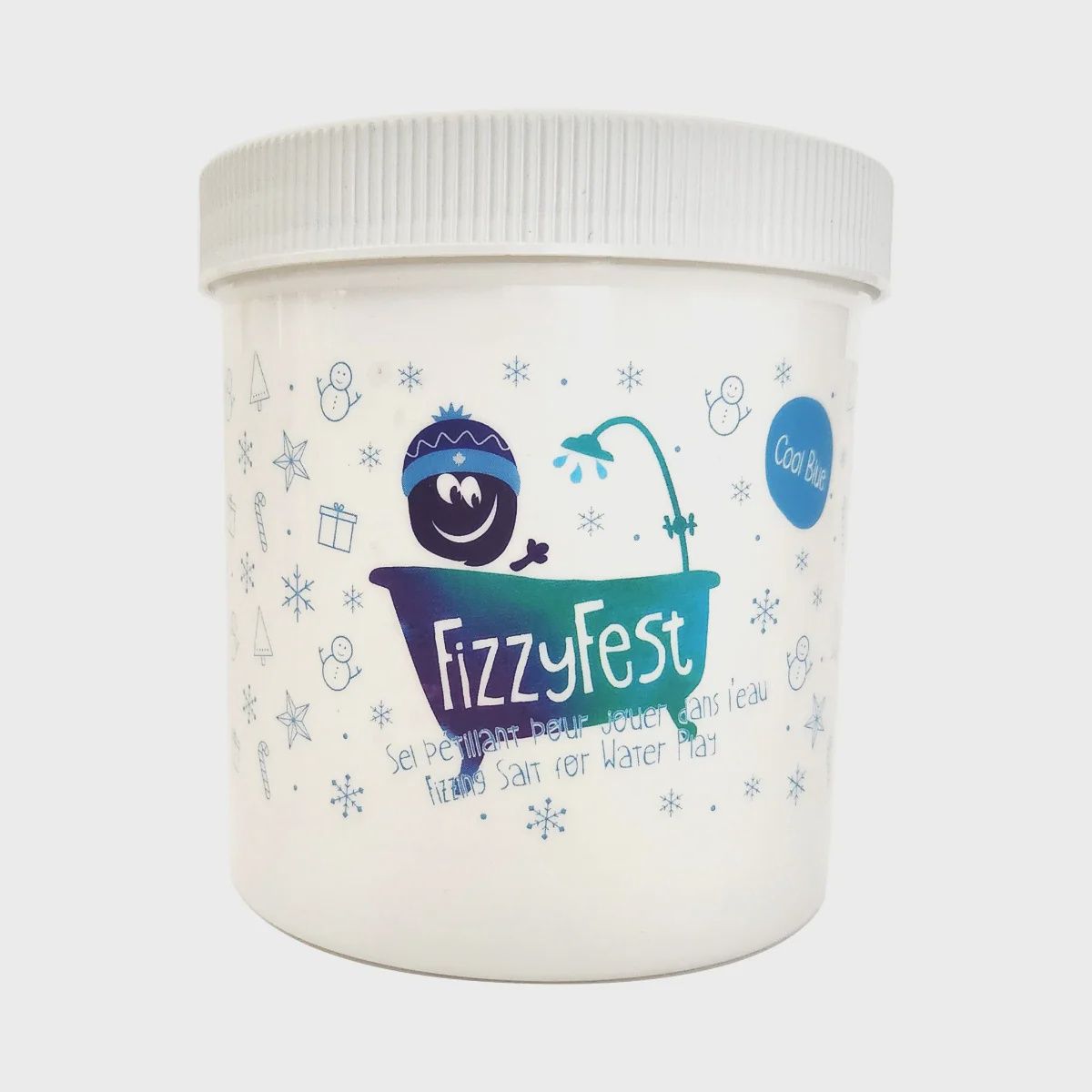 Sel pétillant pour le bain Fizzy Fest / Bleu
