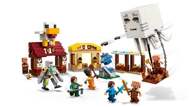 21273 / Minecraft - Les Ghasts a l&#39;attaque du village