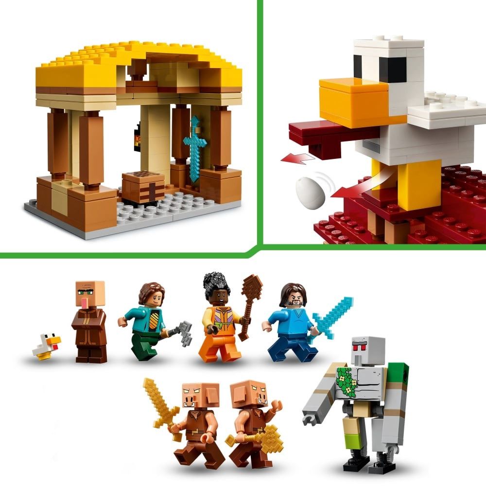 21273 / Minecraft - Les Ghasts a l&#39;attaque du village