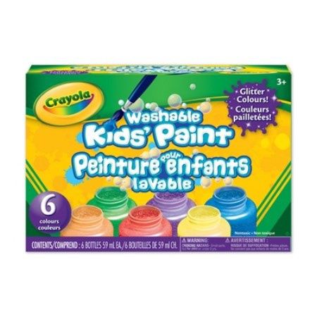 Peinture lavable brillante (6x 59ml)