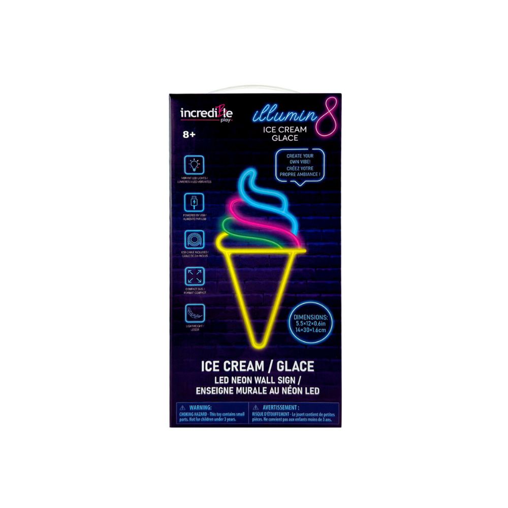 Enseigne Néon LED - Crème Glacée