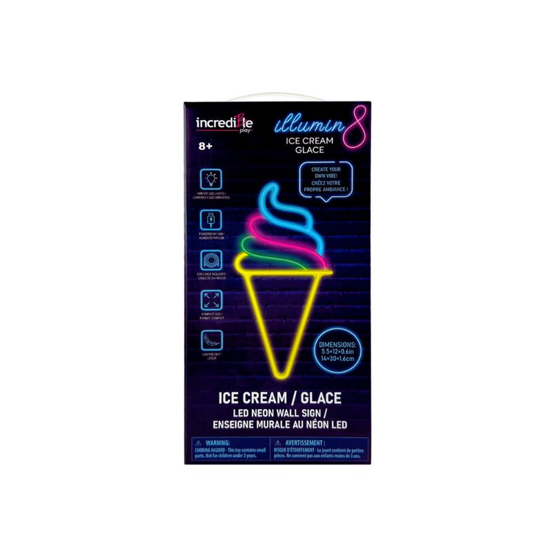 Enseigne Néon LED - Crème Glacée