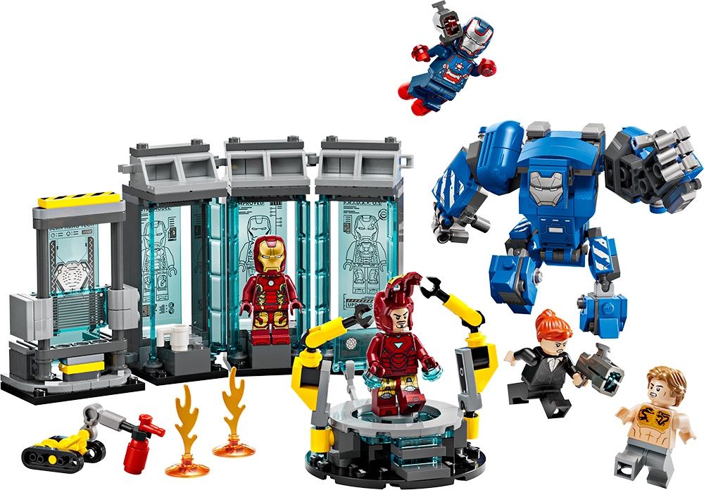 76315 / Marvel - Le laboratoire d’Iron Man : la salle des armures