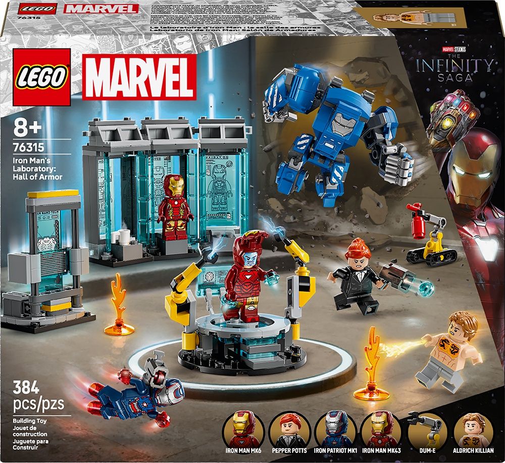 76315 / Marvel - Le laboratoire d’Iron Man : la salle des armures