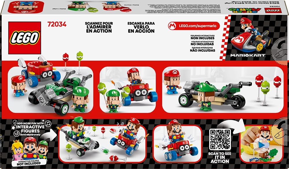 72034 / Super Mario - Mario Kart - Bébé Mario contre bébé Luigi