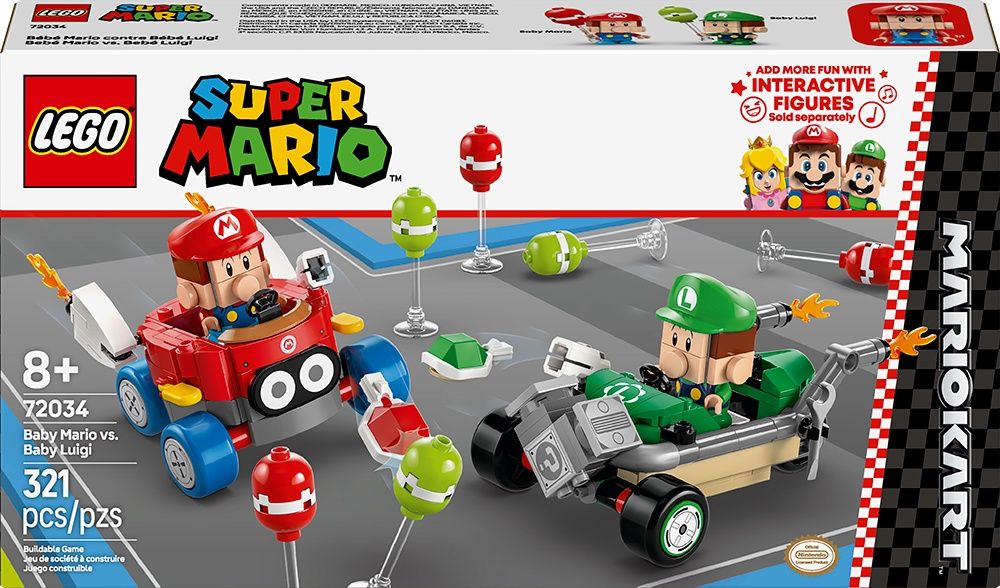 72034 / Super Mario - Mario Kart - Bébé Mario contre bébé Luigi