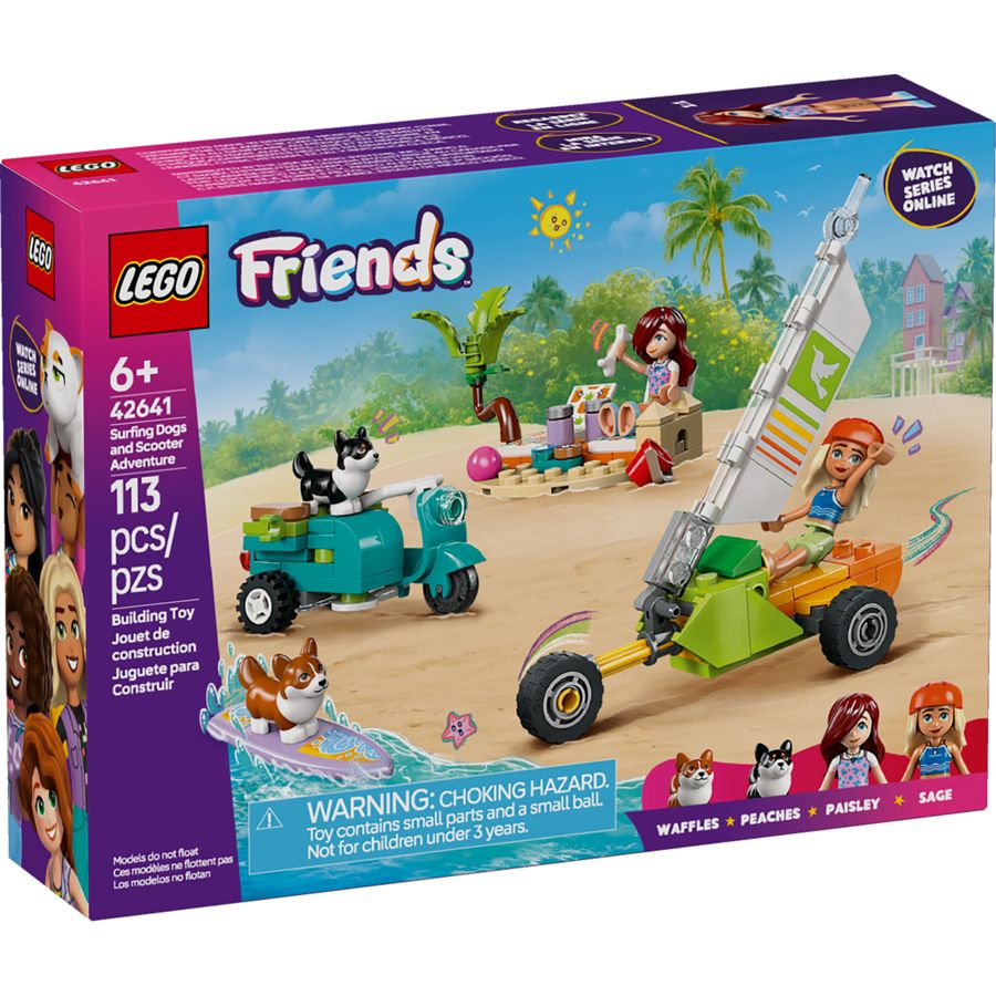 42641 / Friends - Chiens surfeurs et aventures en scooter
