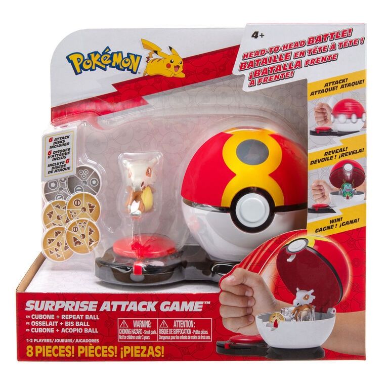 Pokemon Attaque surprise / Osselait (Cubone) avec  Bisball