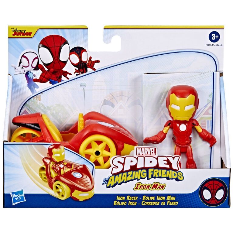 Marvel Spidey et ses Amis Extraordinaires / Figurine Iron Man et son véhicule
