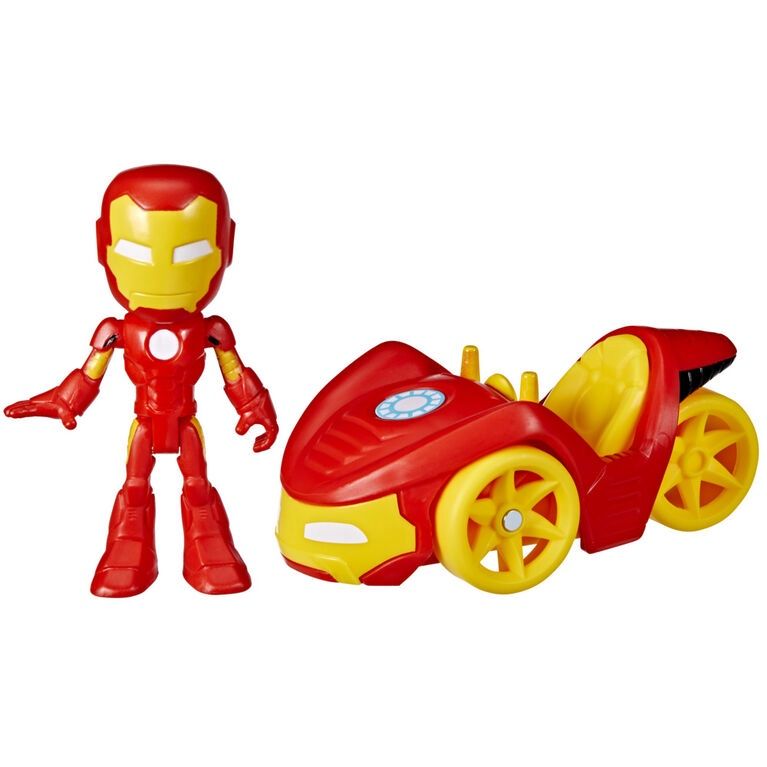 Marvel Spidey et ses Amis Extraordinaires / Figurine Iron Man et son véhicule