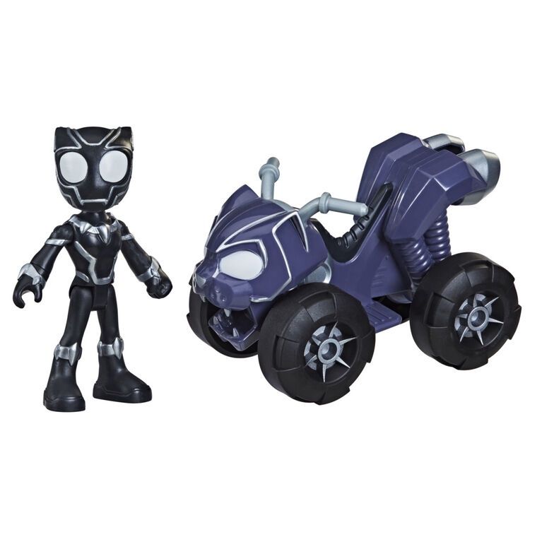 Marvel Spidey et ses amis merveilleux / Figurine Black Panther avec Patrouilleur panthère