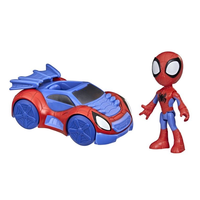 Spidey et ses amis extraordinaires / Figurine Spidey avec Arachno-bolide