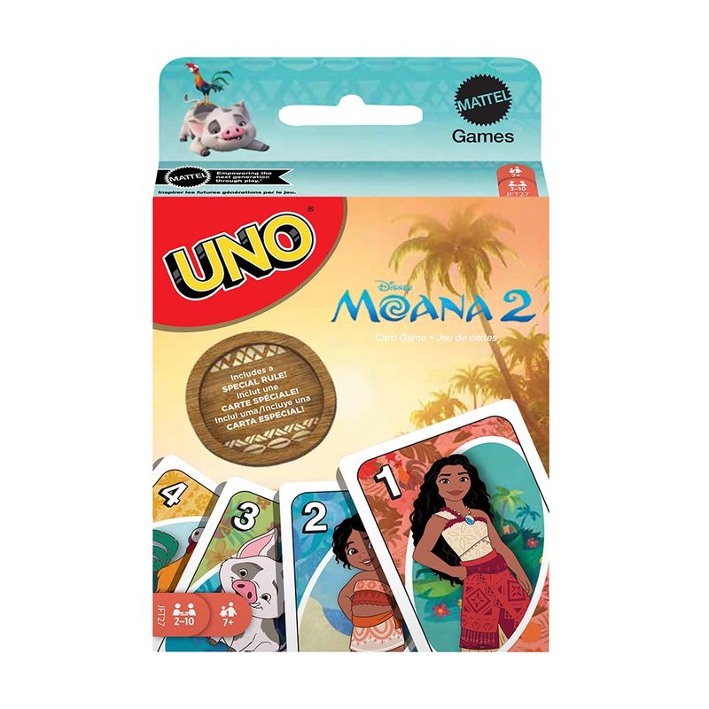 Jeu Uno - Moana 2