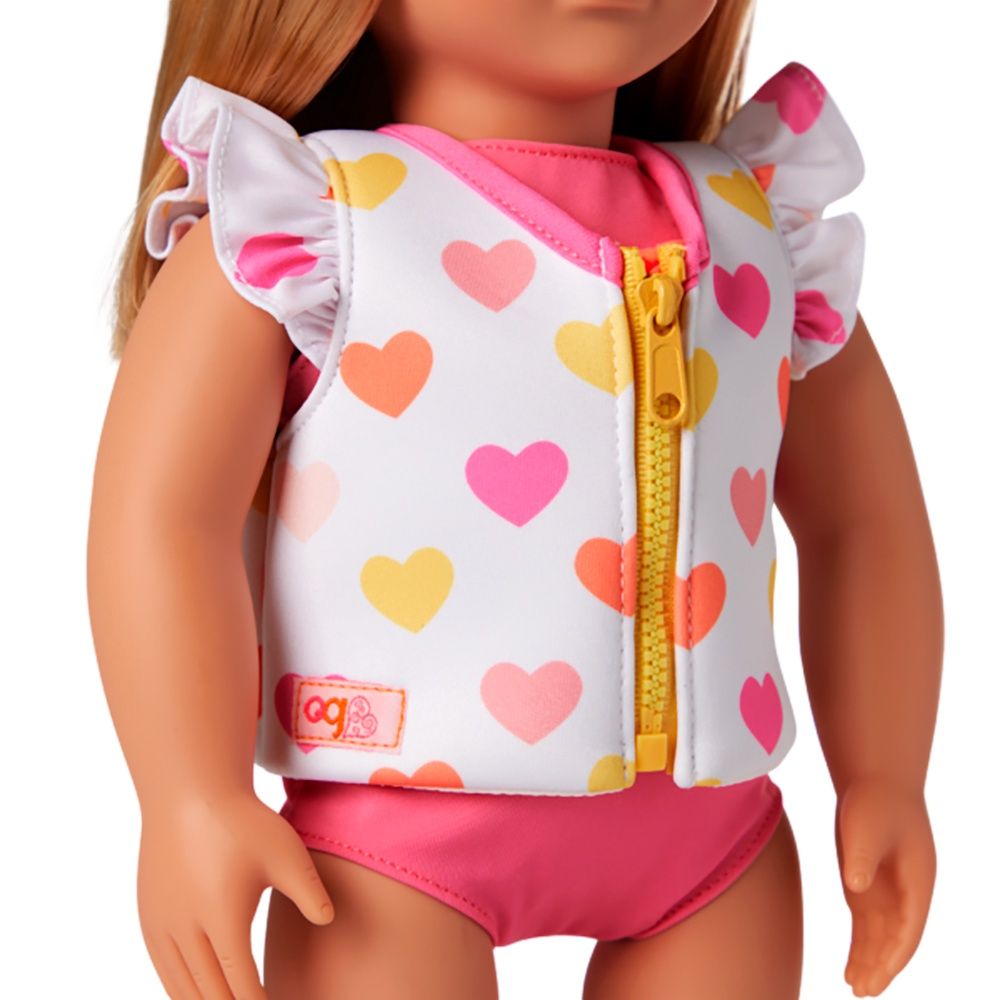 Vêtement OG - &quot;Love to Swim&quot; - Maillot de bain pour poupée de 46 cm